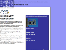 Tablet Screenshot of peninsulaice.com